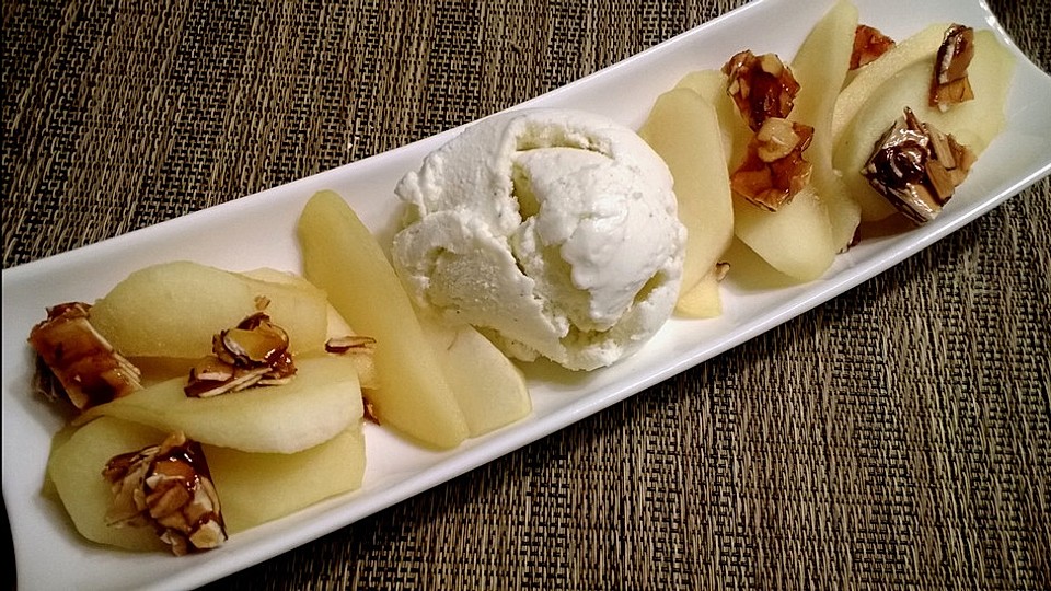 Karamellisierte Äpfel mit Vanilleeis von humstein| Chefkoch Karamellisierte Äpfel mit Vanilleeis von humstein| Chefkoch