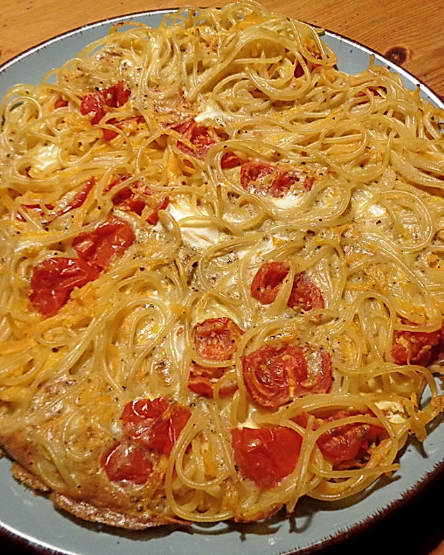 Vegetarische Kürbis-Spaghetti-Frittata