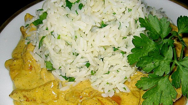 Curryfleisch mit Reis von Katzenaugen