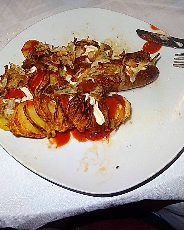Spiral-Kartoffeln mit Bratwurst Spezial à la Didi