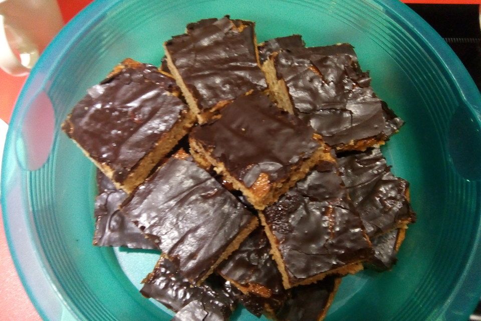 Schokoblechkuchen mit Zimt (ohne Butter, ohne Eier)