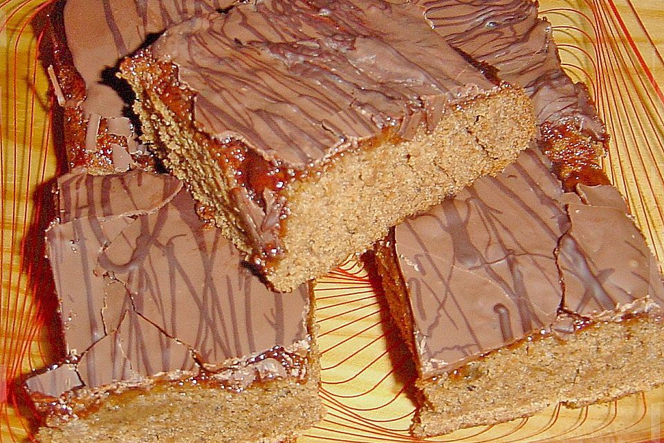 Schokoblechkuchen mit Zimt (ohne Butter, ohne Eier)