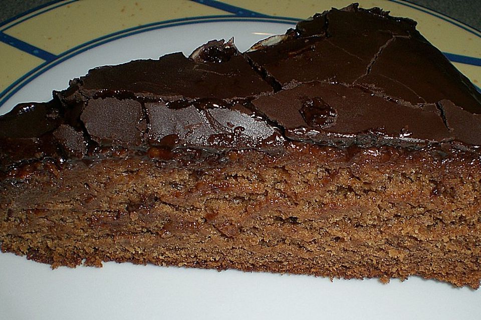 Schokoblechkuchen mit Zimt (ohne Butter, ohne Eier)