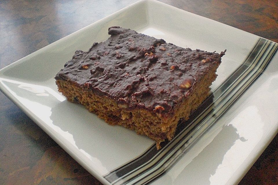 Schokoblechkuchen mit Zimt (ohne Butter, ohne Eier)