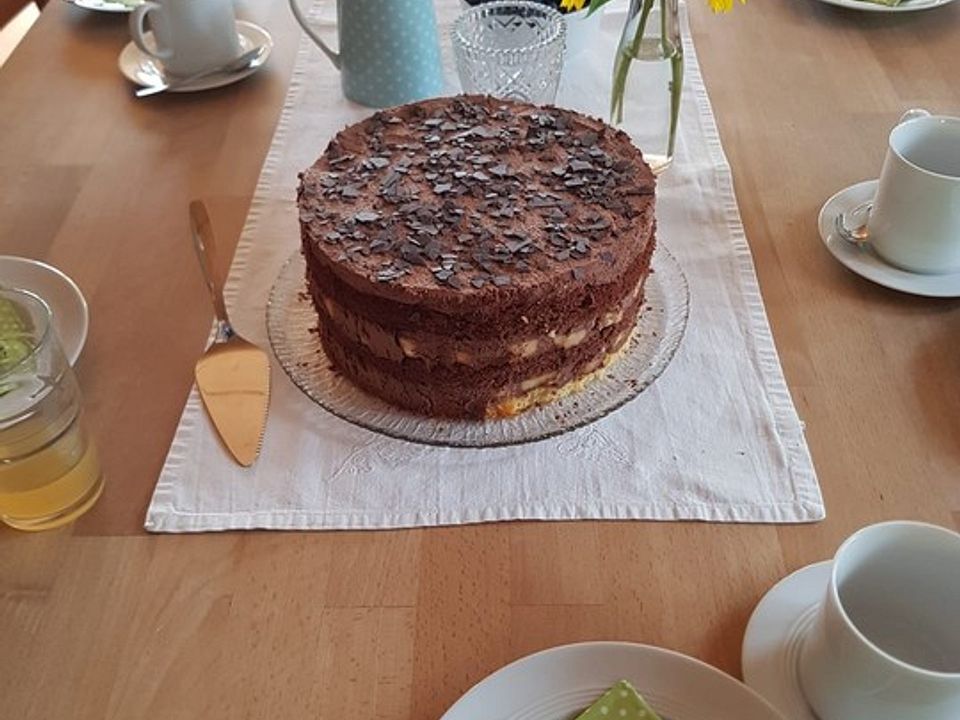 Schoko Bananen Torte Von Paul2254 Chefkoch