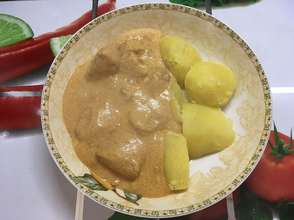 Puten-Currygeschnetzeltes aus dem Actifry 2in1 von Tigernuss| Chefkoch