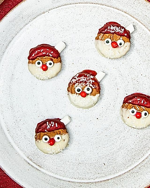 Weihnachtsmänner-Kekse