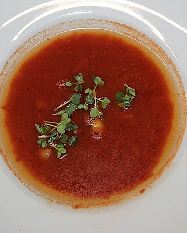 Crunchy Tomatensuppe
