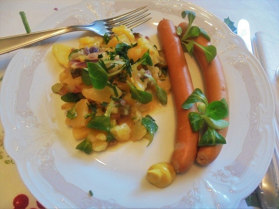 Kartoffel - Feldsalat mit Wienerle von Anaid55 | Chefkoch