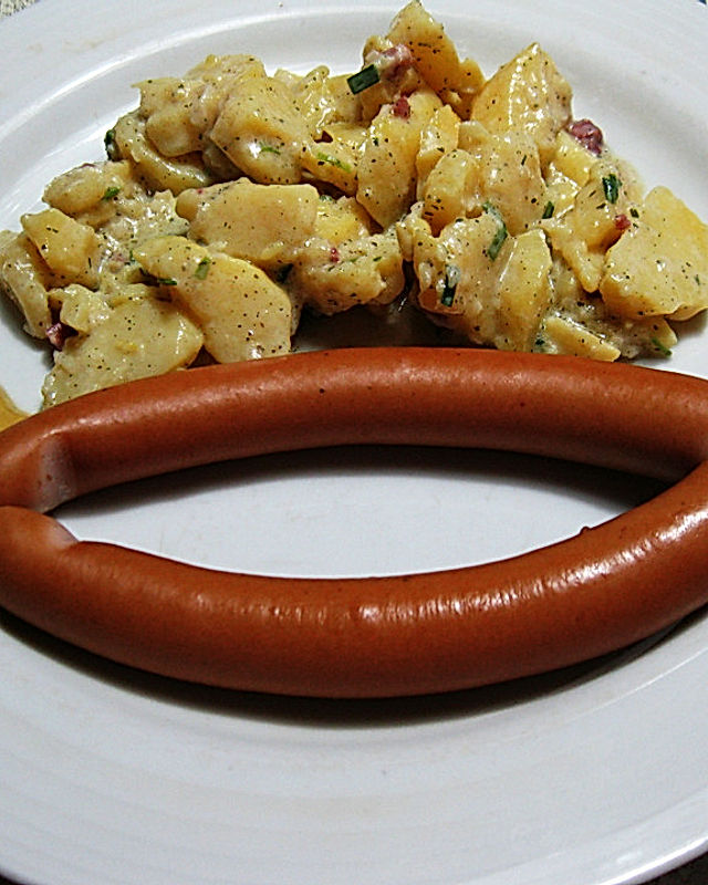 Kartoffel - Feldsalat mit Wienerle
