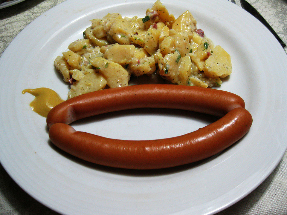 Kartoffel - Feldsalat mit Wienerle von Anaid55| Chefkoch