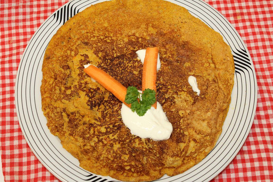 Nicis Karotten-Pfannkuchen - Low Carb