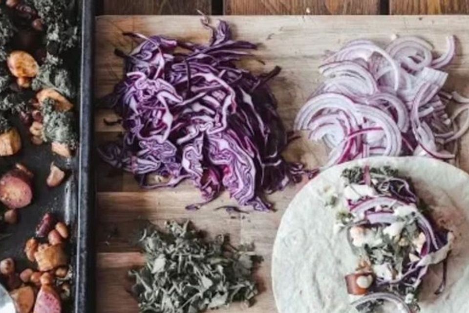 Vegane Gemüse-Soft-Tacos