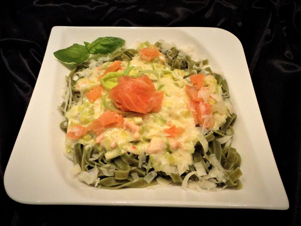 Leckere Räucherlachs-Spaghetti von realkontrol| Chefkoch