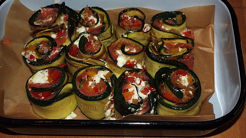 Zucchini - Lachs - Röllchen von angelaneu2002 Zucchini - Lachs - Röllchen von angelaneu2002