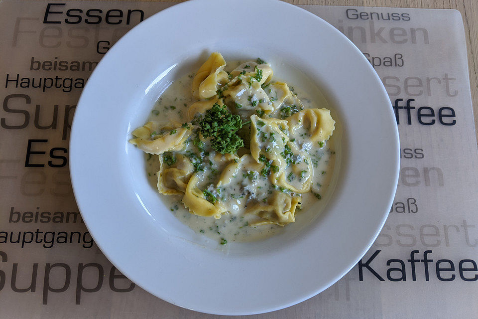 Tortellini in Gorgonzolasauce