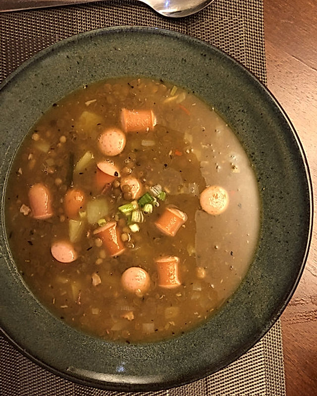 Linsensuppe Royale
