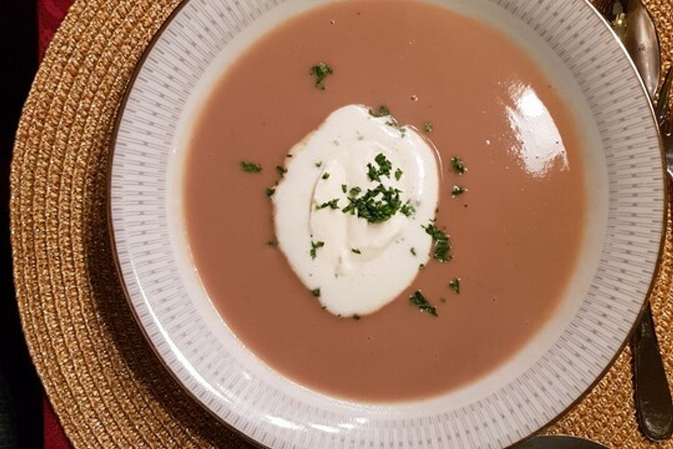 Maronencremesuppe