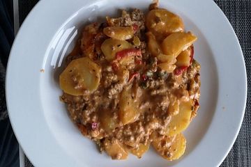 Kartoffel Hack Auflauf Mit Paprika Von Anna 8182 Chefkoch 