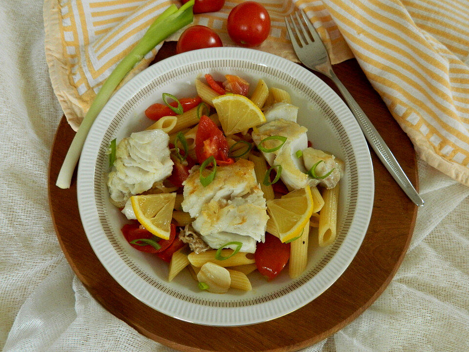 Tomaten-Pasta mit Seelachs von McMoe| Chefkoch