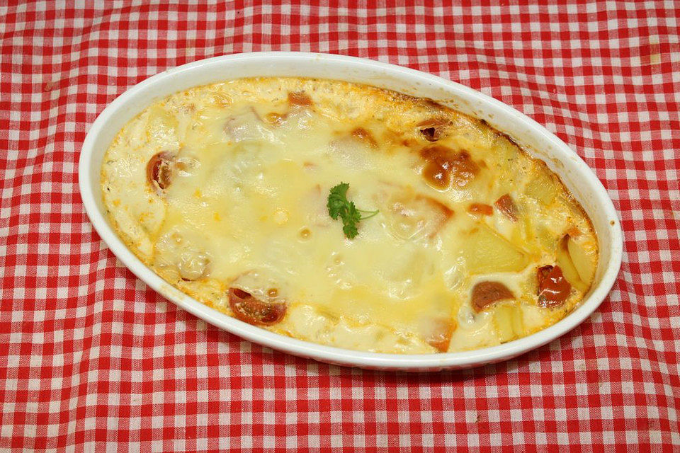 Mohrrüben-Kartoffel-Auflauf Mohrrüben-Kartoffel-Auflauf