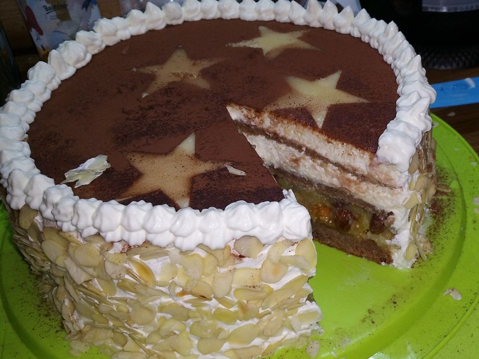 Bratapfeltorte mit Mandeln und Honigkuchengewürzen von shadowchopper ...