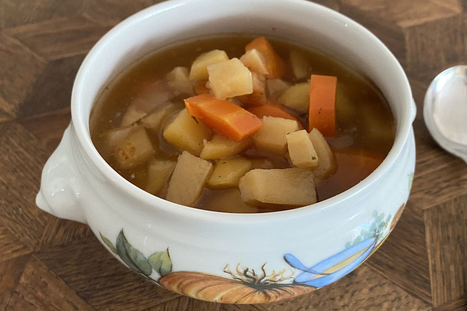 Wurzelgemüse-Topf mit Ras el Hanout