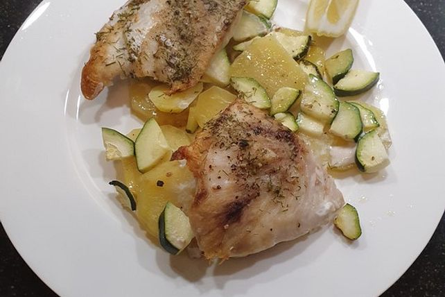 Fischfilet im Gemüsebett von petra1810| Chefkoch