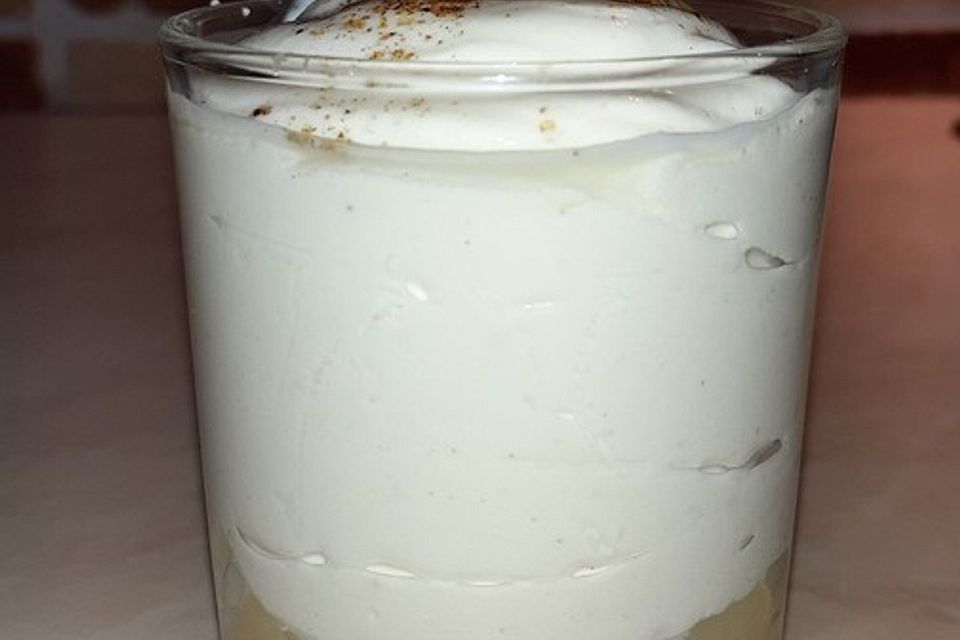 Mascarpone-Joghurtcreme mit Rum