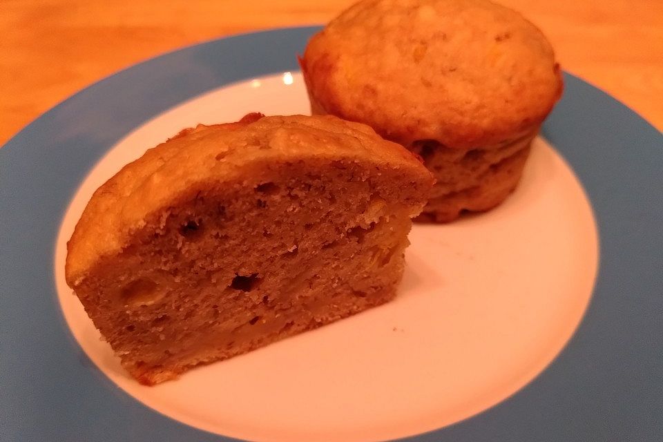 Bananen-Mandarinen-Muffins mit Quark