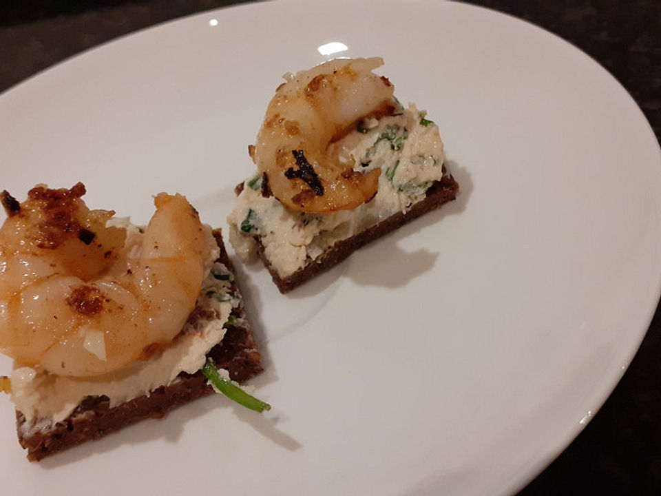 Zitronen-Scampi auf Schwarzbrot von Xerophyt| Chefkoch Zitronen-Scampi auf Schwarzbrot von Xerophyt| Chefkoch