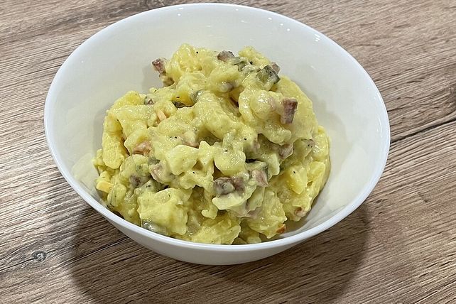 Kartoffelsalat mit Mayonnaise und Brühe von Marco173| Chefkoch