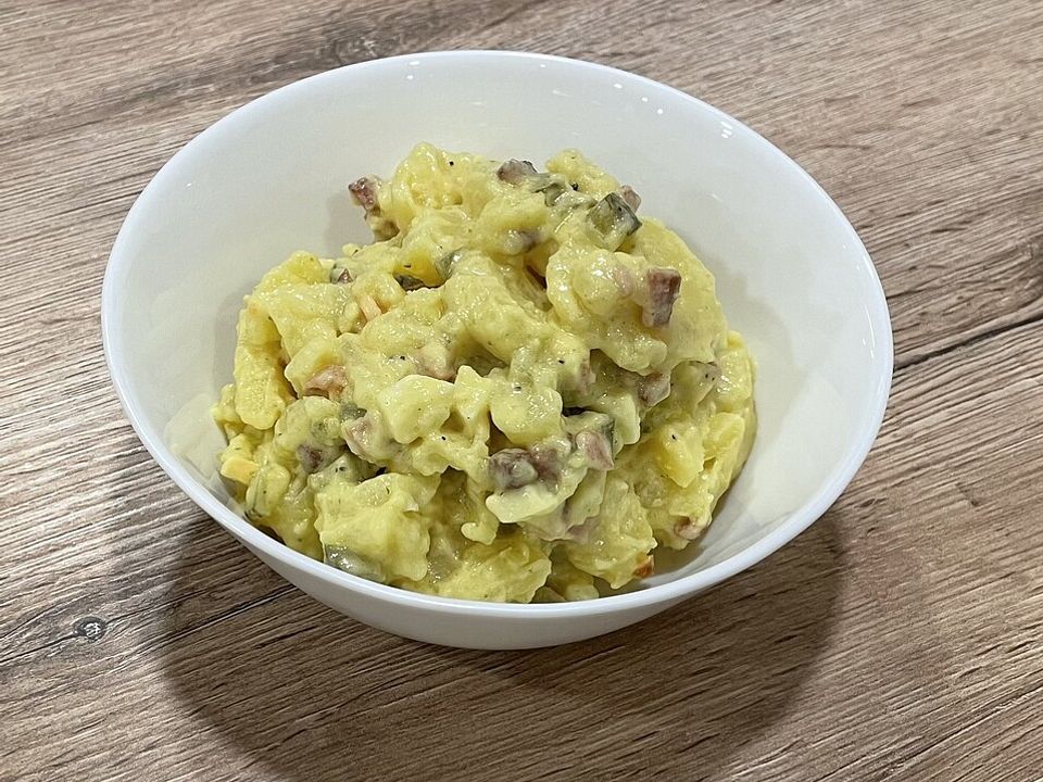 Kartoffelsalat mit Mayonnaise und Brühe von Marco173| Chefkoch