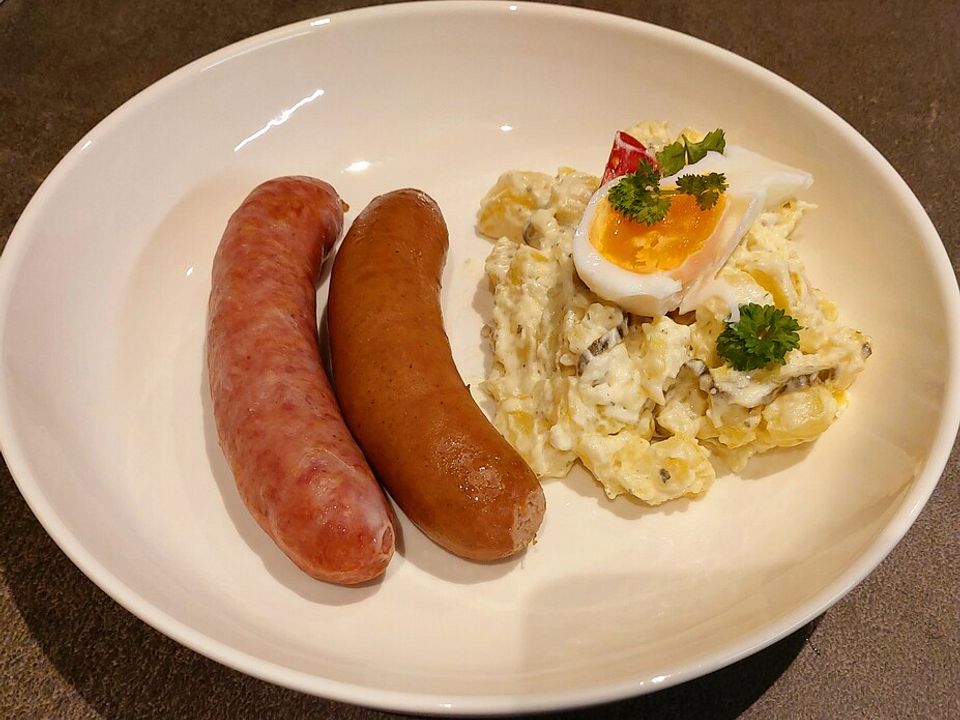 Kartoffelsalat mit Mayonnaise und Brühe von Marco173| Chefkoch