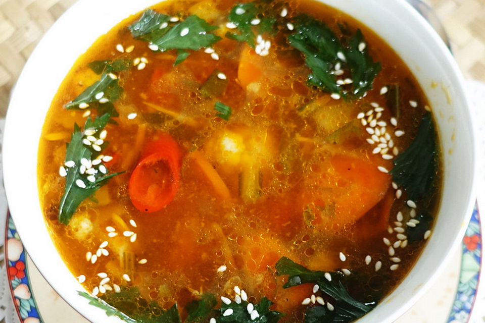 Indonesische Blumenkohlsuppe