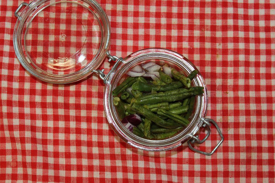 Grüner Bohnensalat Waldburger Art