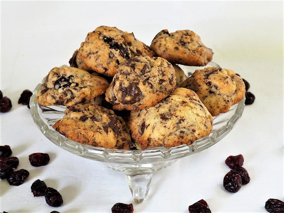 Cranberry-Schoko-Cookies von trekneb| Chefkoch