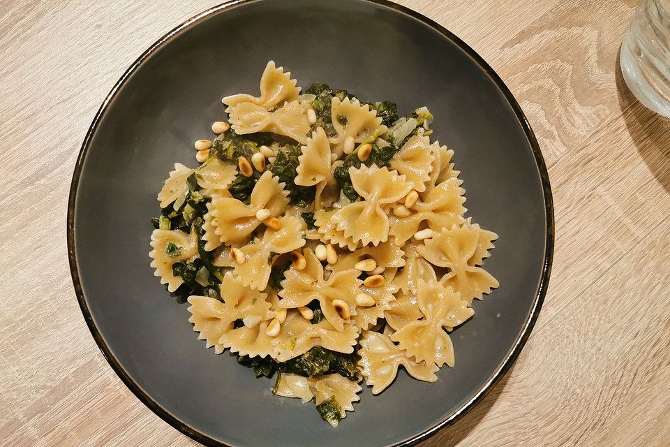 Vegane Spinat-Pasta