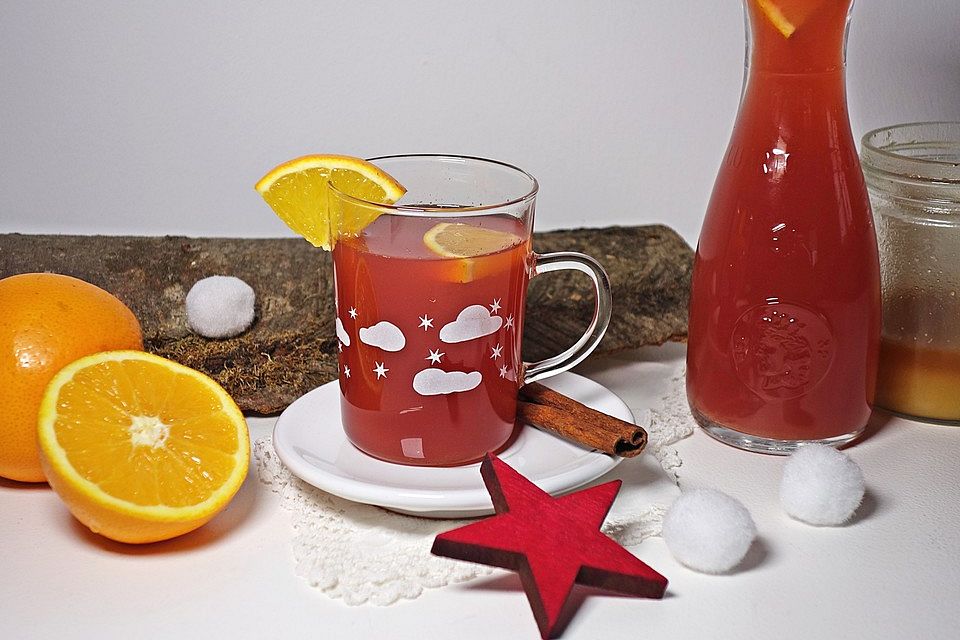 Alkoholfreier Winterpunsch
