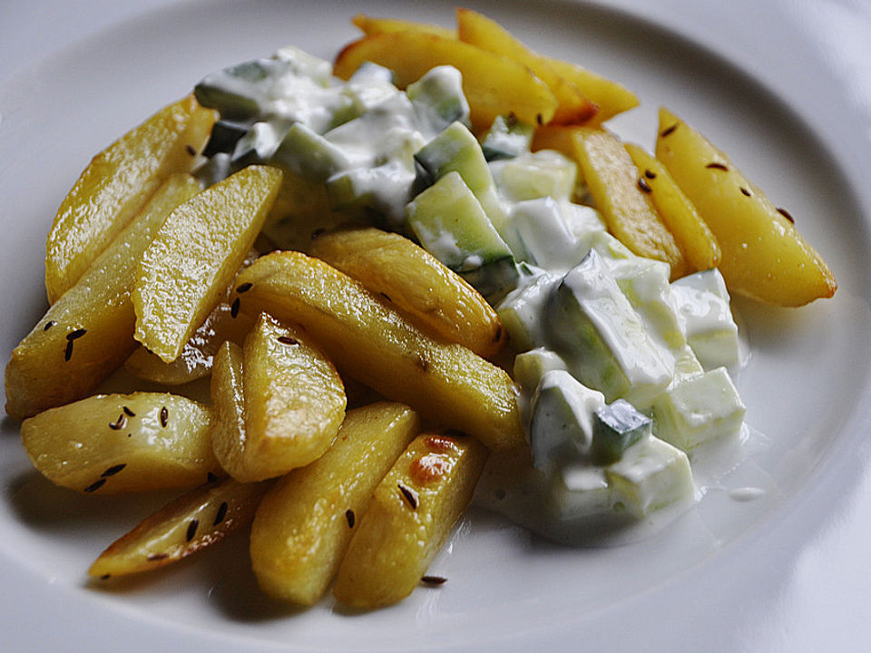 Gebackene Kartoffelspalten von fusseline | Chefkoch