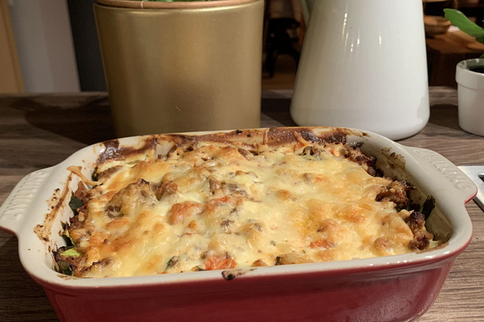 Low carb Lasagne mit Hackfleisch