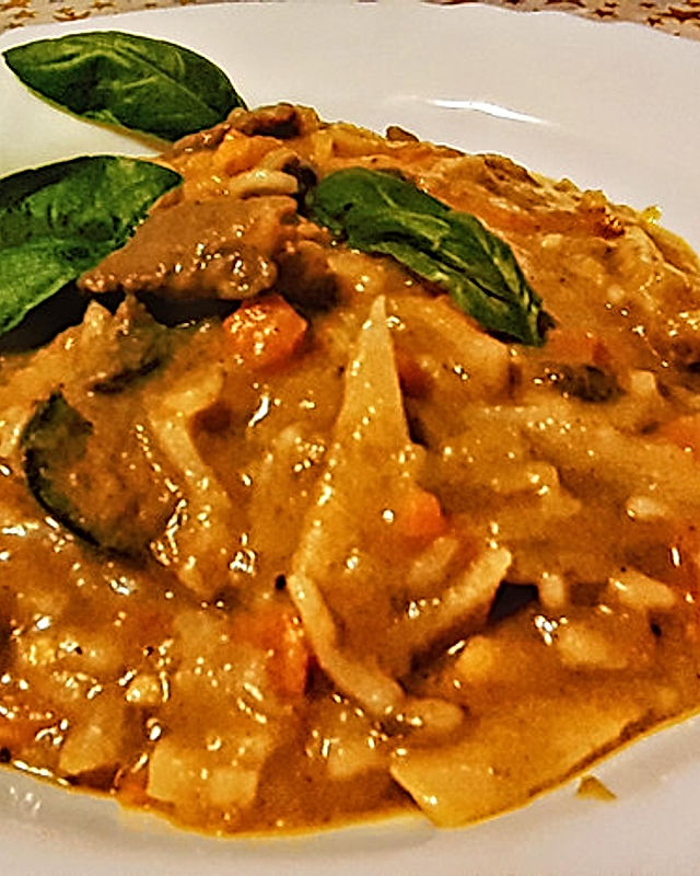 Thaistyle-Eintopf mit grünem Curry