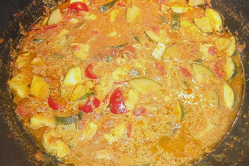 Südindisches Hühnchencurry