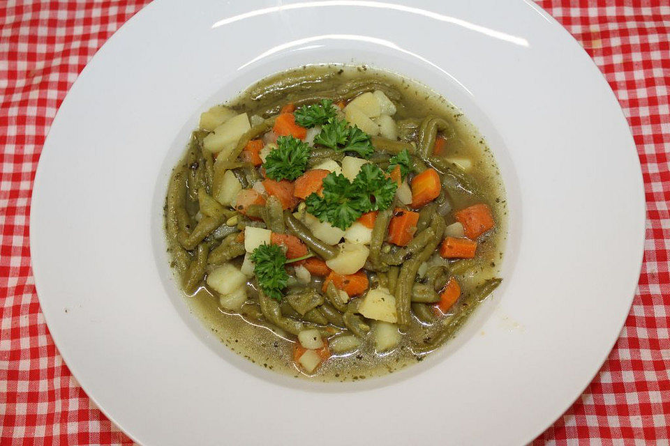 Schnelle Bohnensuppe