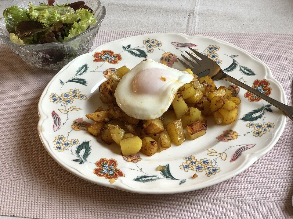 Bratkartoffeln mit Spiegelei Thüringer Art à la Didi von dieterfreundt ...