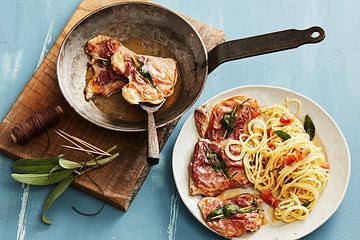 Kalbsschnitzel Saltimbocca Von Sonja Chefkoch 