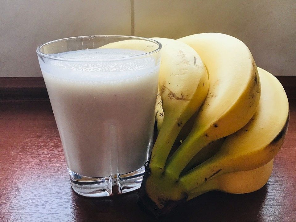 Bananen-Milch-Shake mit Quark und Leinöl von Cathy111 | Chefkoch