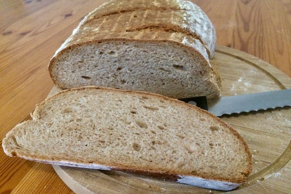 Weiches Mehrkornbrot ohne Sauerteig