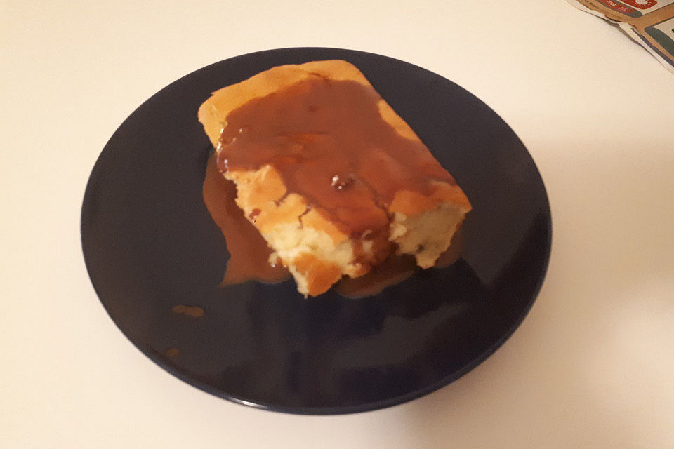 Sächsischer Vanillepudding mit Schokosauce