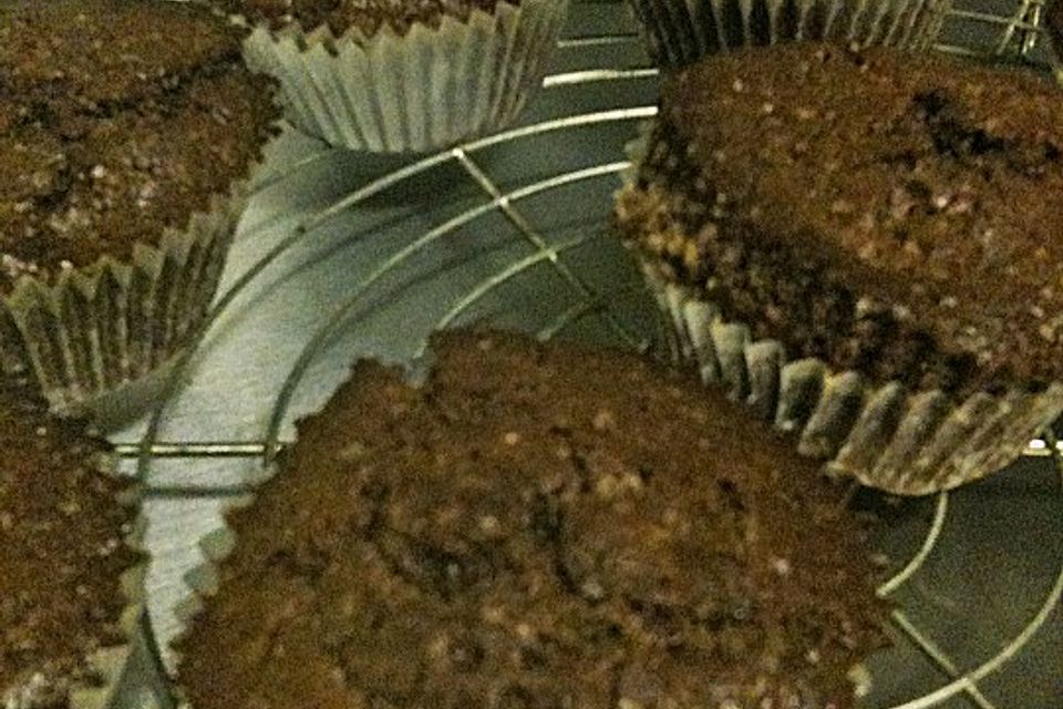 Superschokoladige After - Eight - Muffins